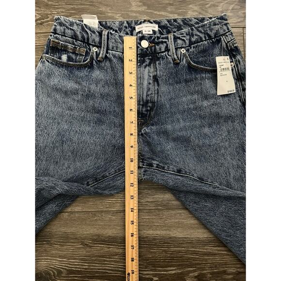 Good American Skinnyish Fit High Rise Jeans size 6/28 - Picture 3 of 10